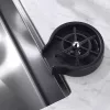 Wooze Glass Washer Automata pohár- és üvegmosó és öblítő szett, nagynyomású fúvókával, rugalmas csatlakozóval, fekete