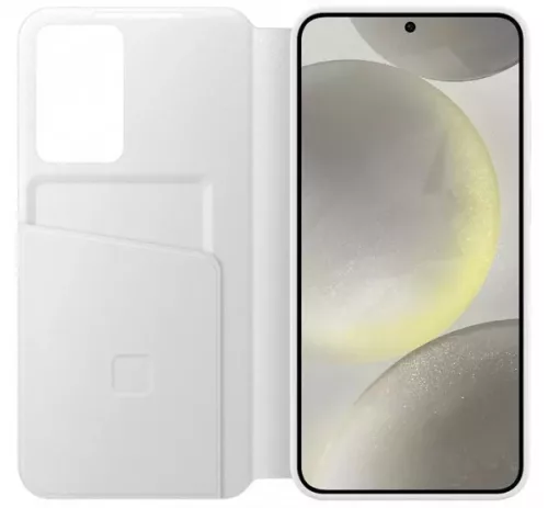Samsung Galaxy S24 Plus Smart View Wallet gyári tok, fehér, EF-ZS926CWEGWW-B-IT