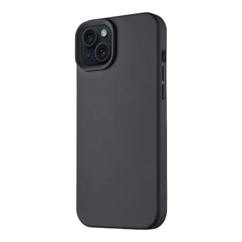 Tactical Velvet Smoothie iPhone 15 Plus tok, Asphalt, fekete