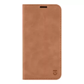   Tactical Xproof Xiaomi Redmi Note 14 Pro+ 5G flip/oldalra nyíló tok, barna