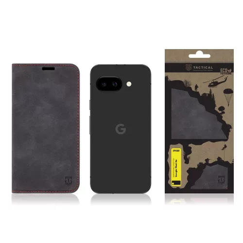 Tactical Xproof Samsung Galaxy S25 Edge flip/oldalra nyíló tok, fekete
