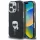 Karl Lagerfeld IML Aquarelle Karl iPhone 16 Pro hátlap tok, fekete