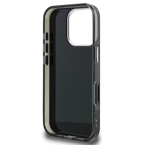 Karl Lagerfeld IML Aquarelle Karl iPhone 16 Pro hátlap tok, fekete