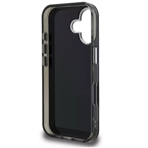 Karl Lagerfeld IML Aquarelle Choupette iPhone 16 hátlap tok, fekete