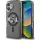 Karl Lagerfeld IML Glitter Karl and Choupette Sketch iPhone 16 MagSafe kompatibilis hátlap tok, fekete