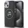 Karl Lagerfeld IML K&CH Heads Repeated Logo iPhone 15 MagSafe kompatibilis hátlap tok, fekete