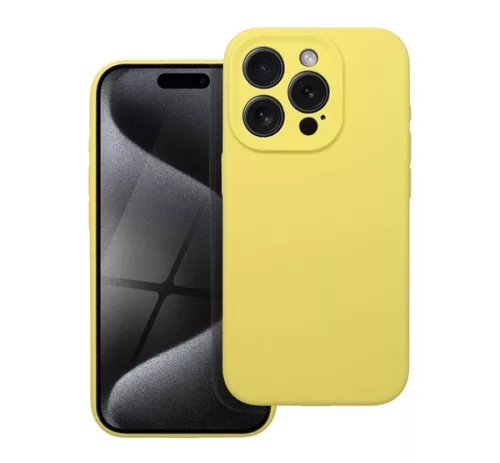 2mm Honor 400 szilikon hátlap tok, sárga