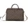 Guess PU 4G Triangle Logo 13/14/15" laptop táska, barna