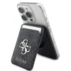 Guess 4G Metal Logo MagSafe kompatibilis kitámasztható kártyatartó, fekete