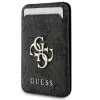 Guess 4G Metal Logo MagSafe kompatibilis kitámasztható kártyatartó, fekete