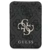 Guess 4G Metal Logo MagSafe kompatibilis kitámasztható kártyatartó, fekete