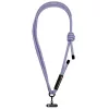 Forcell F-Design S10X165 nyakba / vállra akasztható telefontartó, állítható hossz max. 82,5cm, lila-szürke