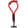 Forcell F-Design R10X40 csuklóra akasztható telefontartó / csuklópánt, állítható hossz max. 20cm, piros