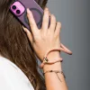 Forcell F-Design L8X36 csuklóra akasztható telefontartó / csuklópánt, állítható hossz max. 18cm, fekete