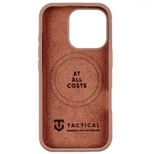 Tactical Magforce Beaver iPhone 15 Pro prémium szilikon tok kameravédő peremmel, világosbarna