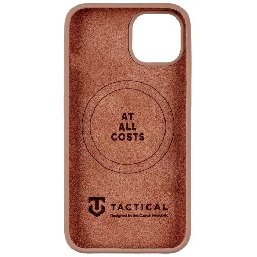 Tactical Magforce Beaver iPhone 13 prémium szilikon tok kameravédő peremmel, világosbarna