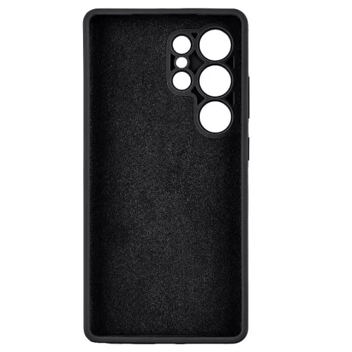 Tactical Beaver Samsung Galaxy S25 Ultra prémium szilikon tok kameravédő peremmel, fekete