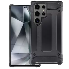   Forcell Armor ütésálló hátlap tok, Samsung Galaxy S24 Ultra, fekete