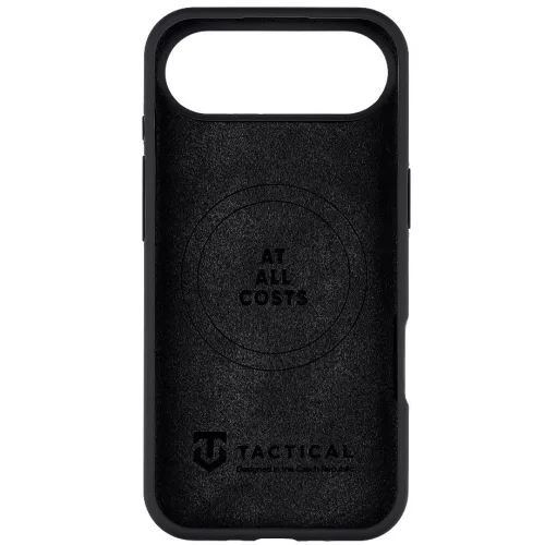 Tactical Beaver Apple iPhone Air (2025) prémium szilikon tok kameravédő peremmel, fekete