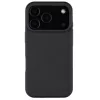 Tactical Beaver Apple iPhone 17 Pro prémium szilikon tok kameravédő peremmel, fekete