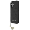 Guess 4G Charm Apple iPhone 17 Tone on Tone hátlap tok, szürke
