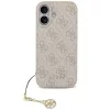 Guess 4G Charm Apple iPhone 17 Tone on Tone hátlap tok, rózsaszín