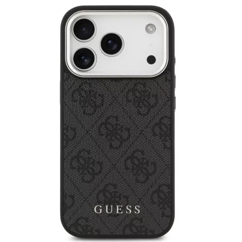 Guess 4G Apple iPhone 17 Pro MagSafe hátlap tok, fekete