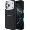 Guess PU Saffiano Apple iPhone 17 Pro MagSafe hátlap tok, fekete