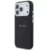 Guess PU Saffiano Apple iPhone 17 Pro MagSafe hátlap tok, fekete