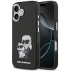 Karl Lagerfeld IML Aquarelle Karl and Choupette Apple iPhone 17 hátlap tok, fekete