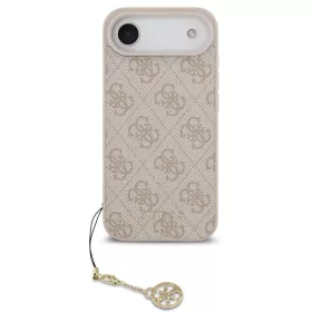   Guess 4G Charm Apple iPhone Air (2025) Tone on Tone hátlap tok, rózsaszín