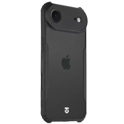 Tactical Quantum Stealth Apple iPhone Air (2025) hátlap tok, átlátszó/fekete