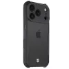 Tactical Quantum Stealth Apple iPhone 17 Pro hátlap tok, átlátszó/fekete