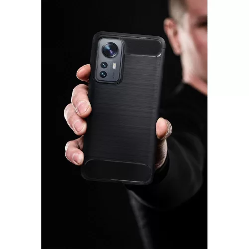 Carbon Samsung Galaxy A17 szilikon tok, fekete