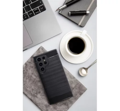 Carbon Samsung Galaxy A17 szilikon tok, fekete