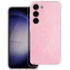 Clear 2mm Samsung Galaxy A17 csillámos szilikon tok, rózsaszín