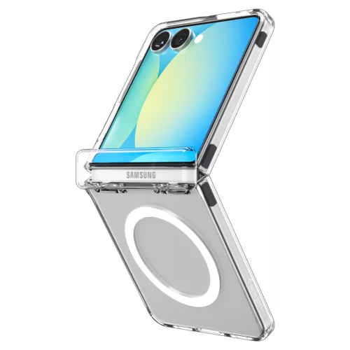 Spigen Ultra Hybrid Pro Magfit Samsung Galaxy Flip 7 tok, MagSafe, átlátszó