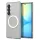 Spigen Airskin Mag Samsung Galaxy Z Fold 7 tok, MagSafe, Crystal Clear, átlátszó-fehér
