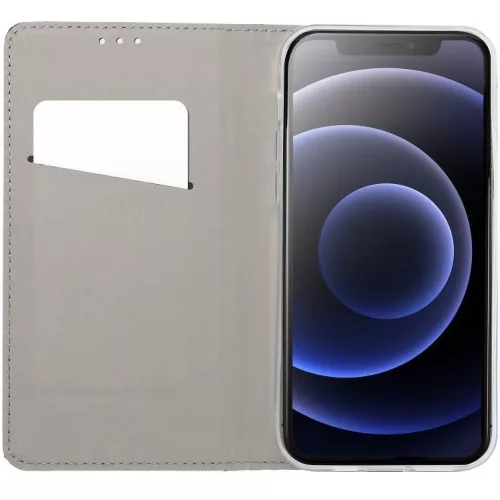 Magnet Samsung Galaxy A17 mágneses flip tok, fekete