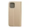 Magnet Samsung Galaxy A17 mágneses flip tok, arany