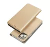 Magnet Samsung Galaxy A17 mágneses flip tok, arany