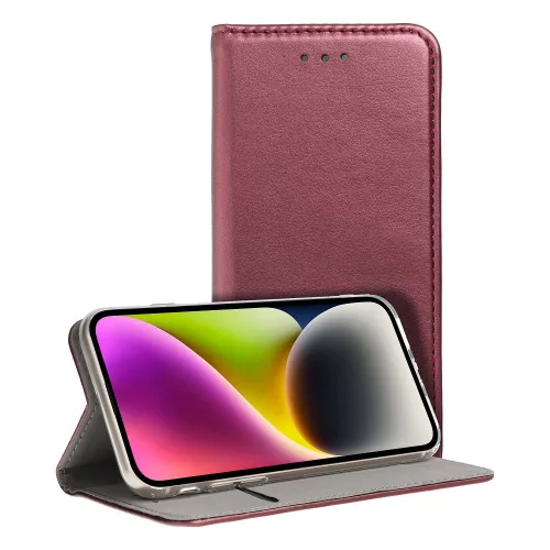 Samsung Galaxy A17 Smart Magneto flip tok, burgundi