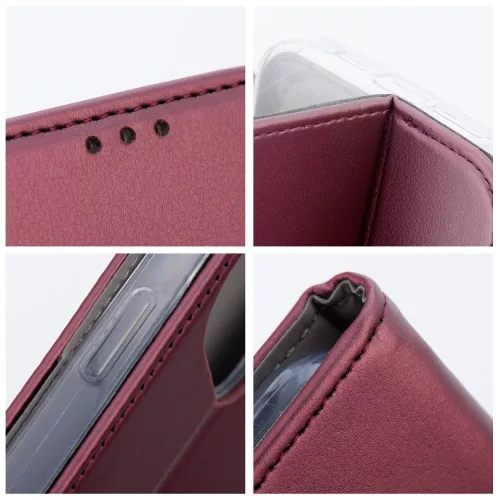 Samsung Galaxy A17 Smart Magneto flip tok, burgundi