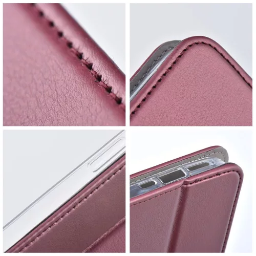 Samsung Galaxy A17 Smart Magneto flip tok, burgundi