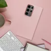 Frame Samsung Galaxy A17 közepesen ütésálló tok kameravédő kerettel, rózsaszín