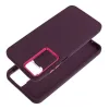 Frame Samsung Galaxy A17 / Galaxy A18 közepesen ütésálló tok kameravédő kerettel, lila