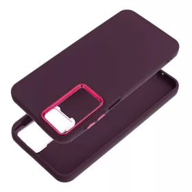   Frame Samsung Galaxy A17 / Galaxy A18 közepesen ütésálló tok kameravédő kerettel, lila