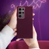 Frame Samsung Galaxy A17 / Galaxy A18 közepesen ütésálló tok kameravédő kerettel, lila