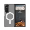 UAG Mouve Samsung Galaxy Z Fold 7 mágneses tok, Ice, átlátszó-fehér