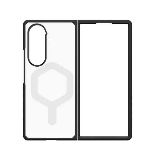 UAG Mouve Samsung Galaxy Z Fold 7 mágneses tok, Ice, átlátszó-fehér